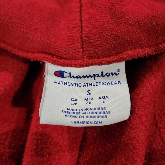 Champion Authentic Stanford University Hooded Zip-up Sweatshirt Size Small - Picture 11 of 11